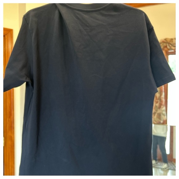 GIVENCHY cotton jersey navy embroidered T-shirt size small made in Italy - Picture 3 of 6